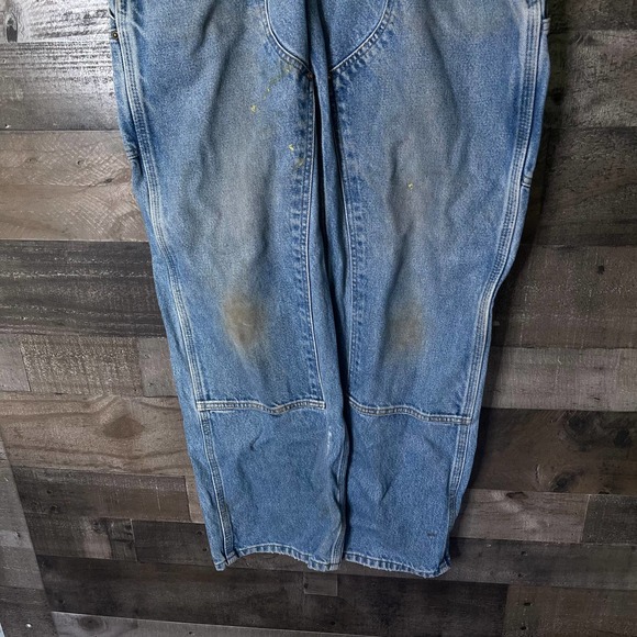 SOLD Carhartt Double Front Dungaree Pants 33X32 - Picture 3 of 6